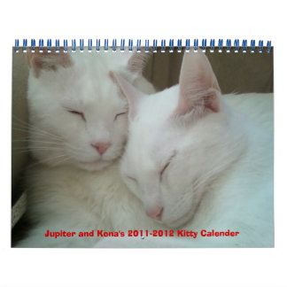 Calendário Calender Gatinho 2011-2012 de Júpiter e Kona