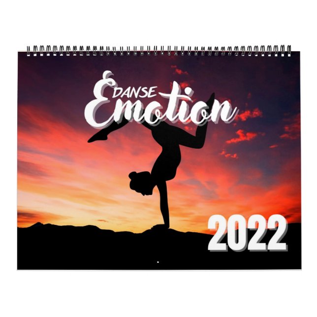 Calendário Calendrier Danse Emotion - 02 (Capa)