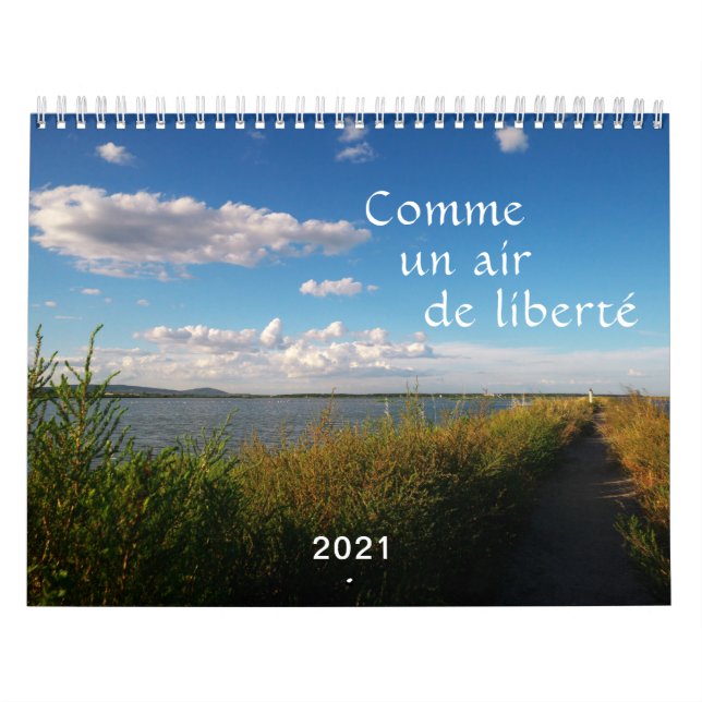 Calendário Calendrier de photo de paysages (Capa)