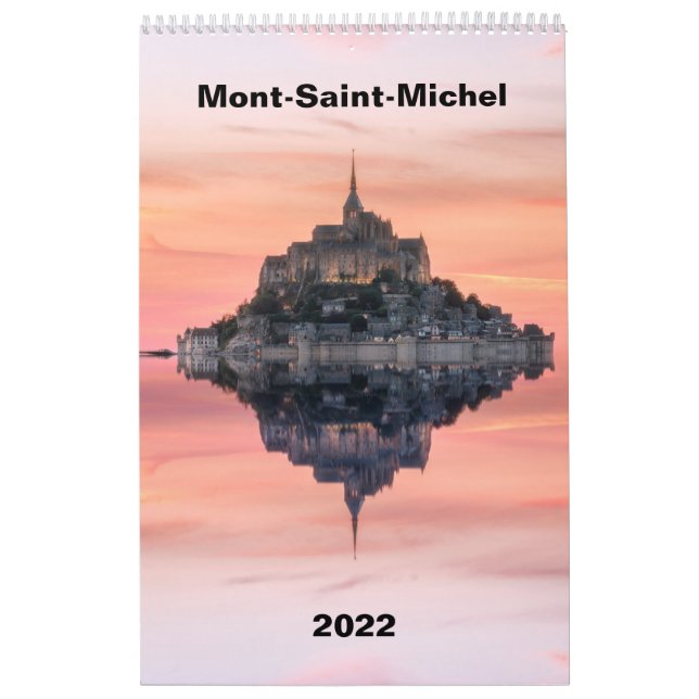 Calendário Calendrier Mont-Saint-Michel france (Capa)