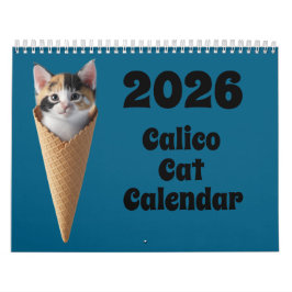 Calendário Calico Cat Calendar