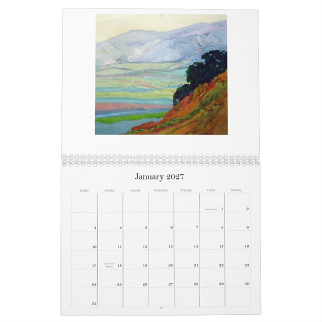 Calendário Califórnia ajardina 2011 (Jan 2027)