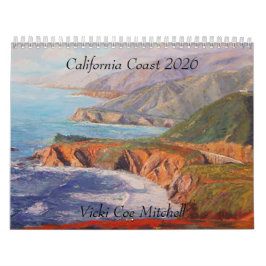Calendário California Coast 2026 Calendar