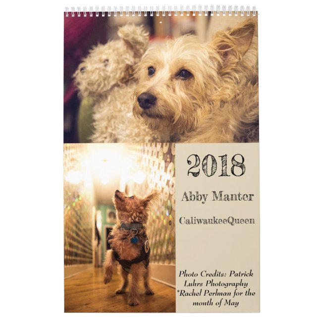 Calendário CaliwaukeeQueen 2018 (Capa)