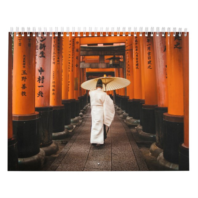 Calendário Camadas de Serenidade: Um Ano no Japão (Capa)