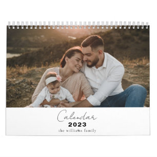 Calendário Câmara para Memórias da Família Multifoto Minimali