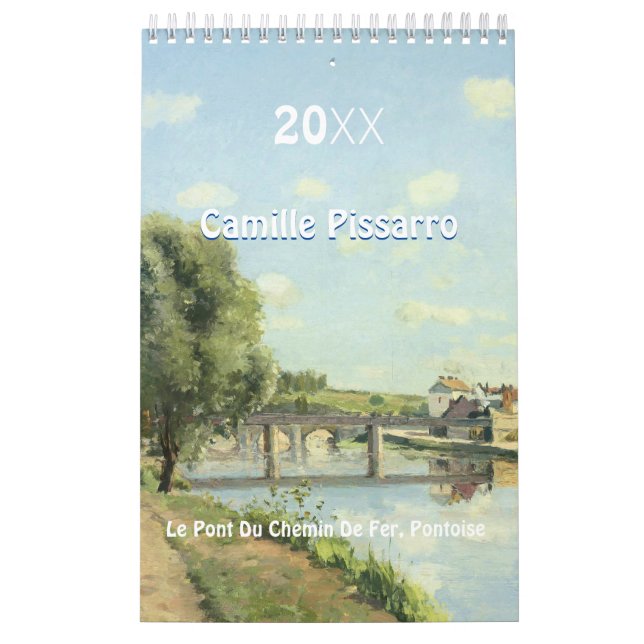 Calendário Camille Pissarro Calendar Impressionistas (Capa)
