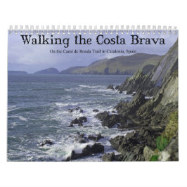 Calendário Caminhando pela Costa Brava da Espanha Catalã