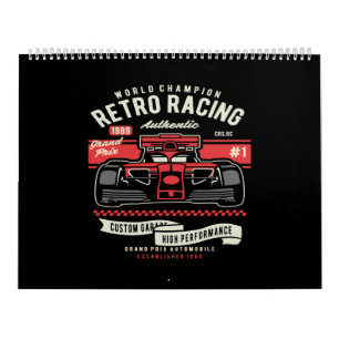 Calendário campeão mundial de retro