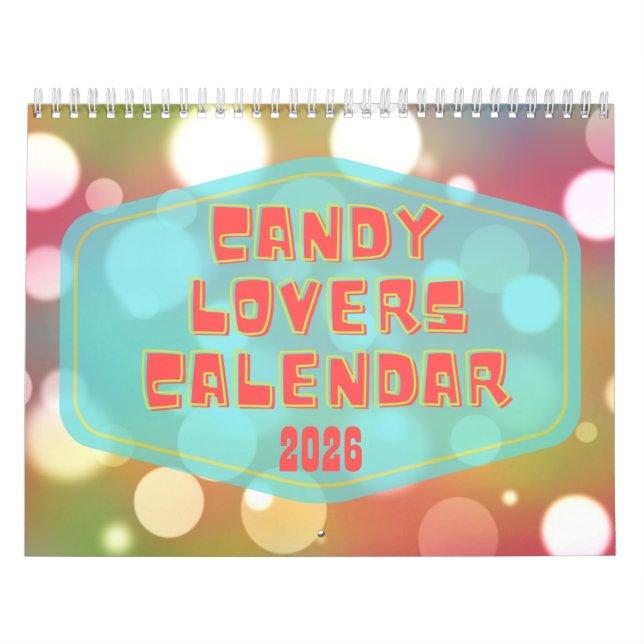Calendário Candy Lovers 2026 Calendar (Capa)