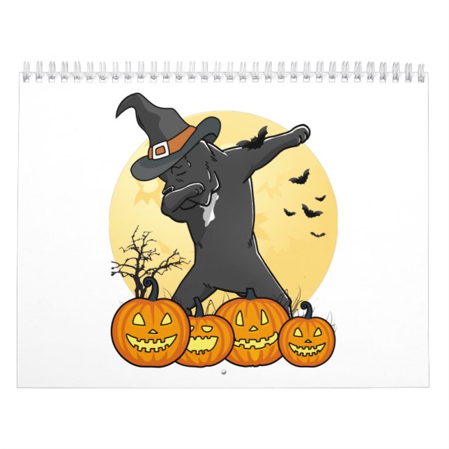 Calendário Cane Corso Dabbing Halloween (Capa)