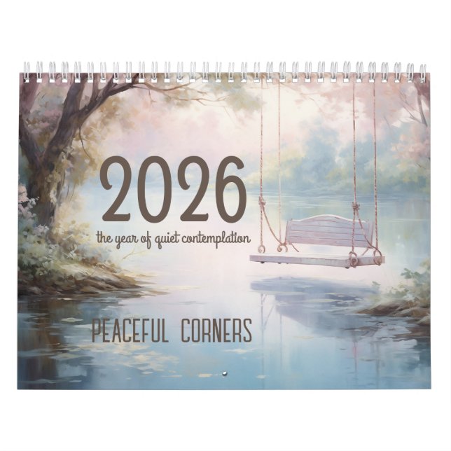 Calendário Cantos Pacíficos para Contemplação Sile (Capa)