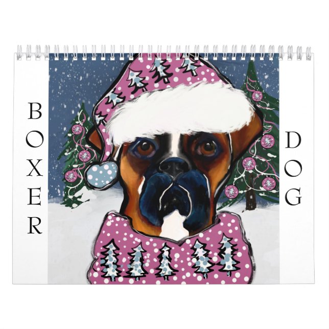 Calendário Cão Boxer (Capa)