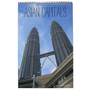 Calendário capitais asiáticas (com localizações) 2026