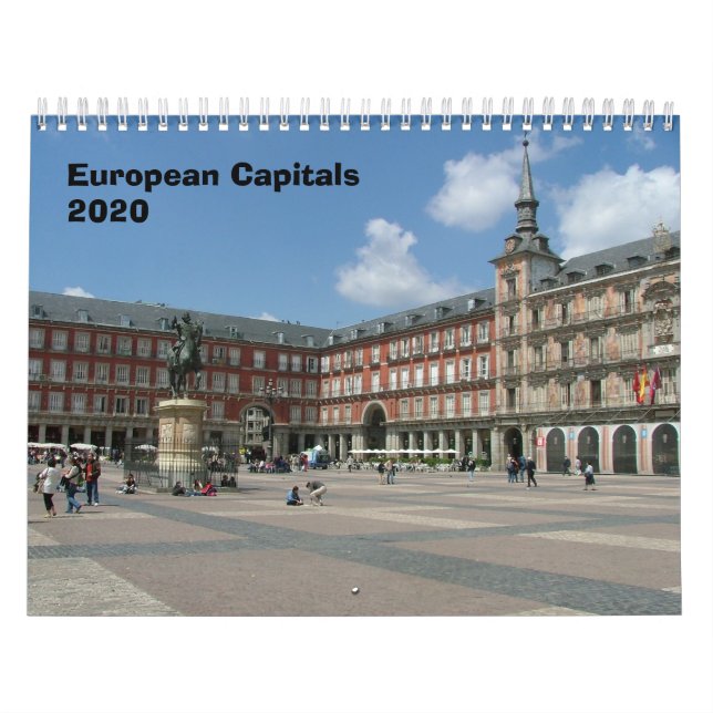 Calendário Capitais Europeias - 2020 (Capa)