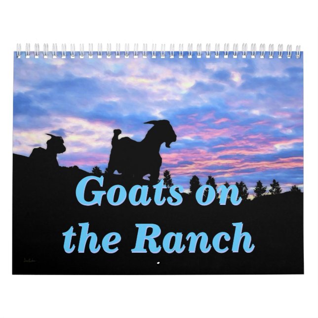 Calendário Caprinos no Ranch (Capa)