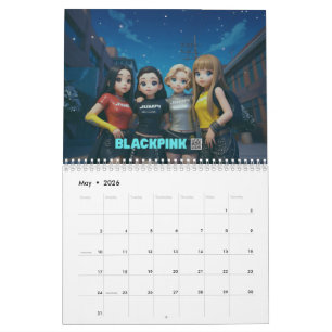 Calendário Caracteres Finais do K-Pop: Um KCrush