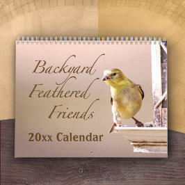 Calendário Cardeais de Cães Aves