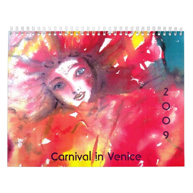 Calendário Carnaval de Veneza 2009 (Capa)