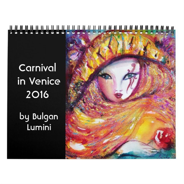 Calendário Carnaval em Veneza 2016 /Dança, Música, Teatro (Capa)