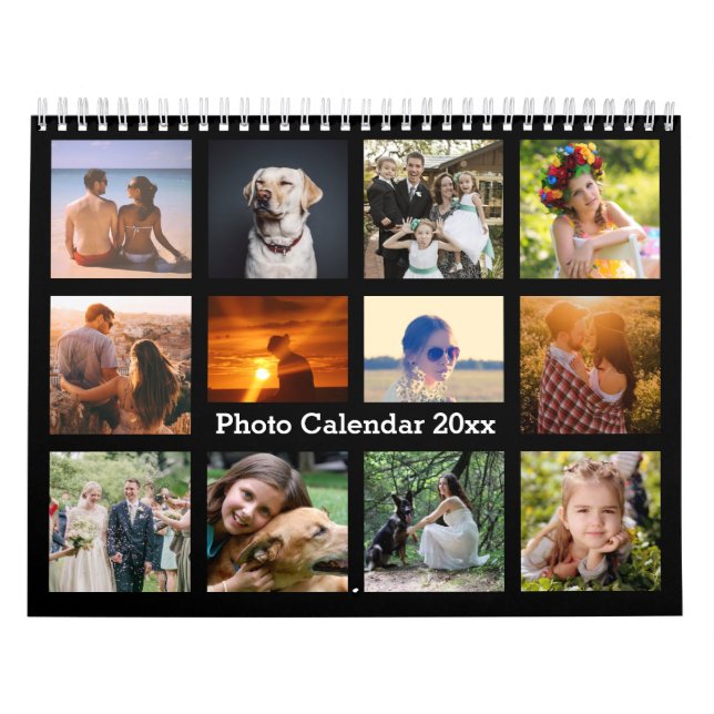 Calendário Carregar a sua fotografia (Capa)