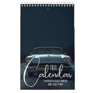 Calendário Carros Clássicos Antigos 2026