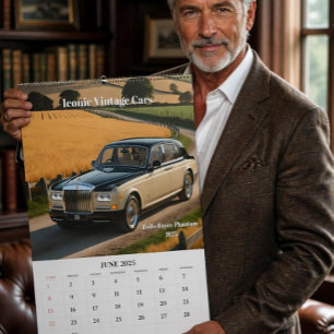 Calendário Carros Clássicos Icônicos