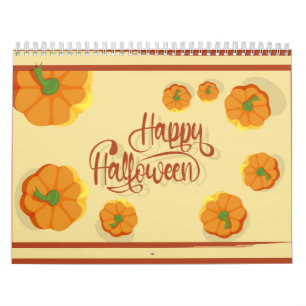 Calendário Cartão de felicitações emoldurado Happy Halloween