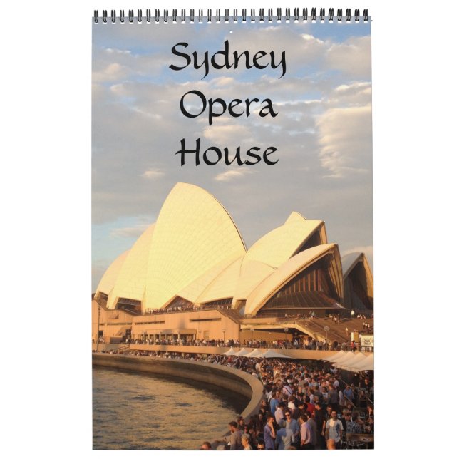 Calendário casa de ópera da sydney (Capa)