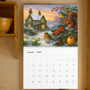 Calendário Casas e Jardins da Era Vitoriana