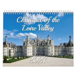 Calendário Castelos do Vale do Loire - Palácios na França