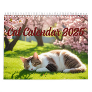 Calendário Cat Calendar 2025