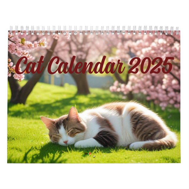 Calendário Cat Calendar 2025 (Capa)