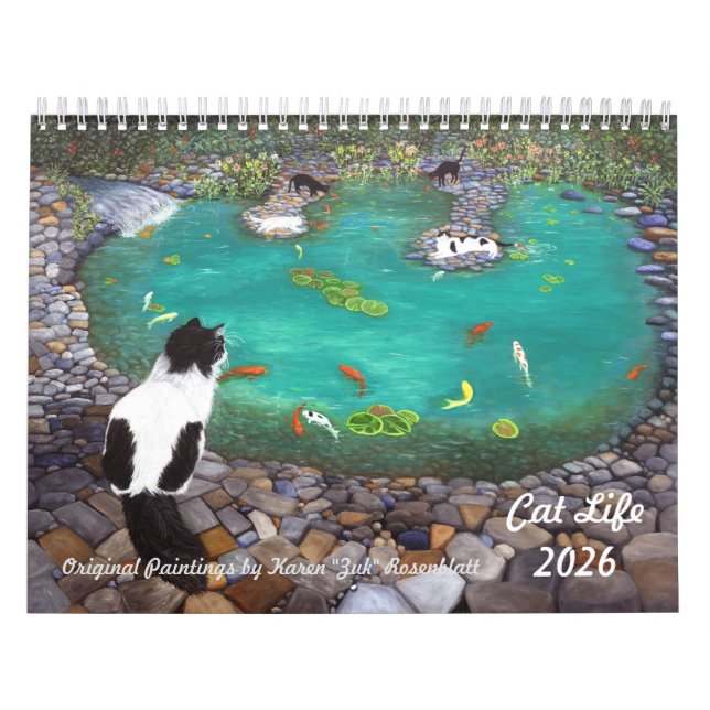 Calendário Cat Life 2026 Calendar (Capa)