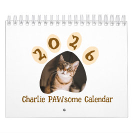 Calendário Cat Photos Make Your PAWsome Personalized Calendar