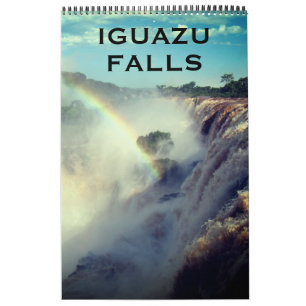 Calendário Cataratas do Iguaçu América do Sul