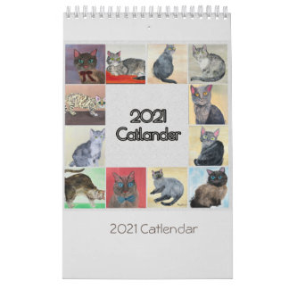 Calendário Catlendar 2021