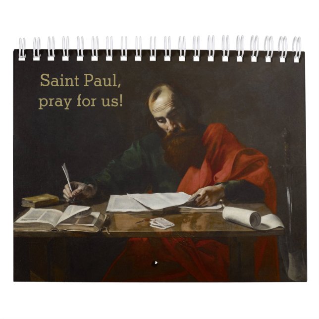 calendário católico do santo Paul (Capa)