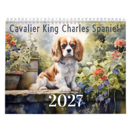 Calendário Cavalier King Charles Spaniel 2027
