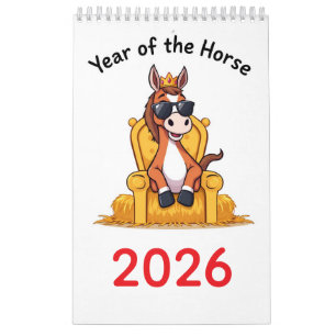 Calendário Cavalo Feliz 2026