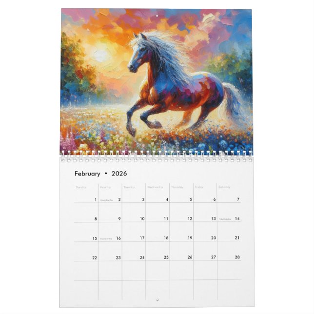 Calendário Cavalo no Prado (Fev 2026)