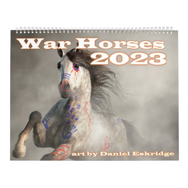 Calendário Cavalos de Guerra 2023 (Capa)
