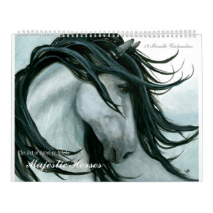 Calendário Cavalos Majestosos I Por Bihrle Calendar