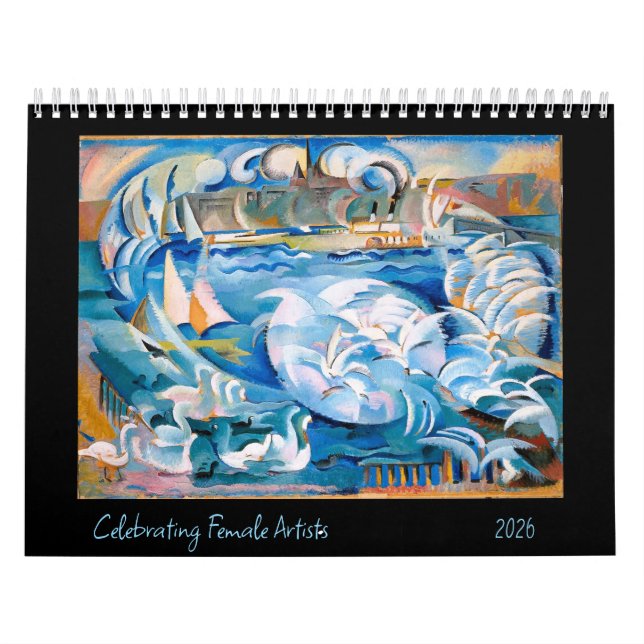 Calendário Celebrando Artistas Femininos 2026 (Capa)
