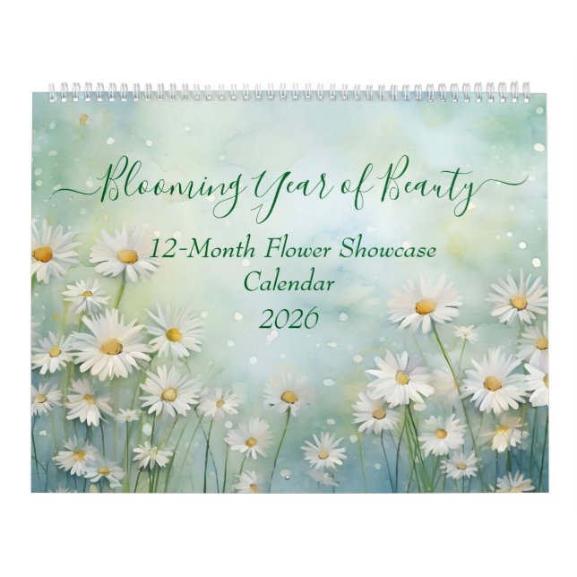 Calendário Celebrate the Seasons in Bloom – 2026 Floral  (Capa)