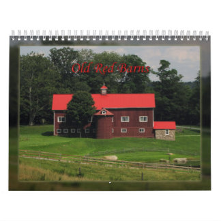 Calendário Celeiros do vermelho de Olde