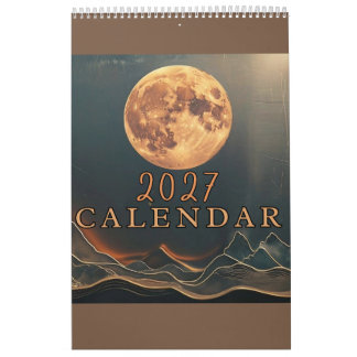 Calendário Celestial Personalizável de 2027 - Adic