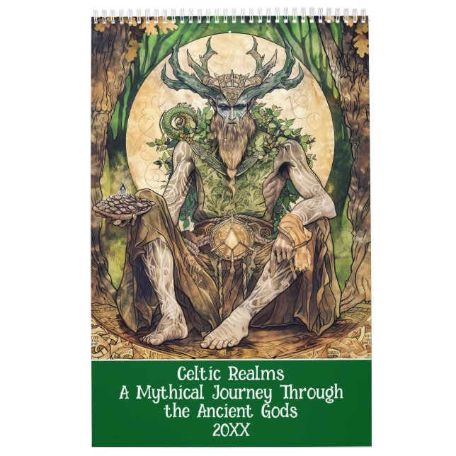 Calendário Celtic Realms – Mythical Journey and Ancient Gods (Capa)