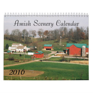 Calendário Cenário 2016 de Amish