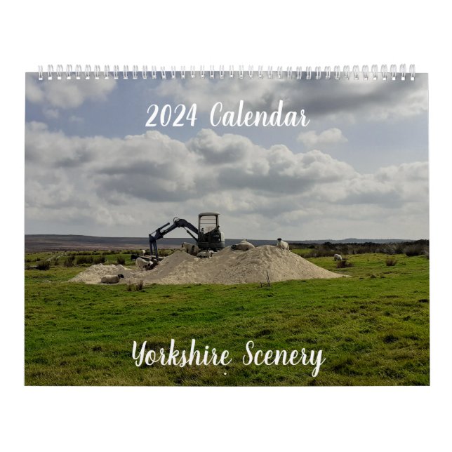 Calendário Cenário de Yorkshire 2024 (Capa)